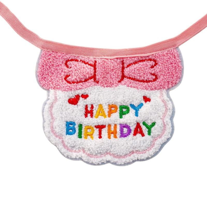 PawtyTime Pet Birthday Scarf Hat Set
