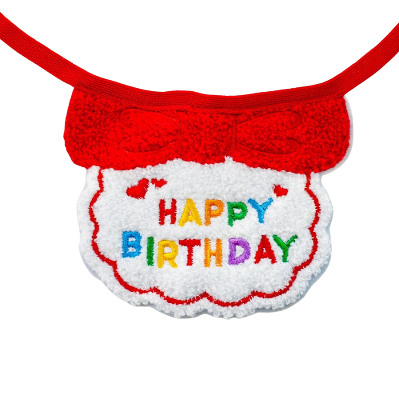 PawtyTime Pet Birthday Scarf Hat Set