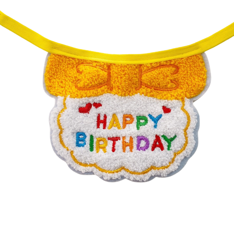 PawtyTime Pet Birthday Scarf Hat Set