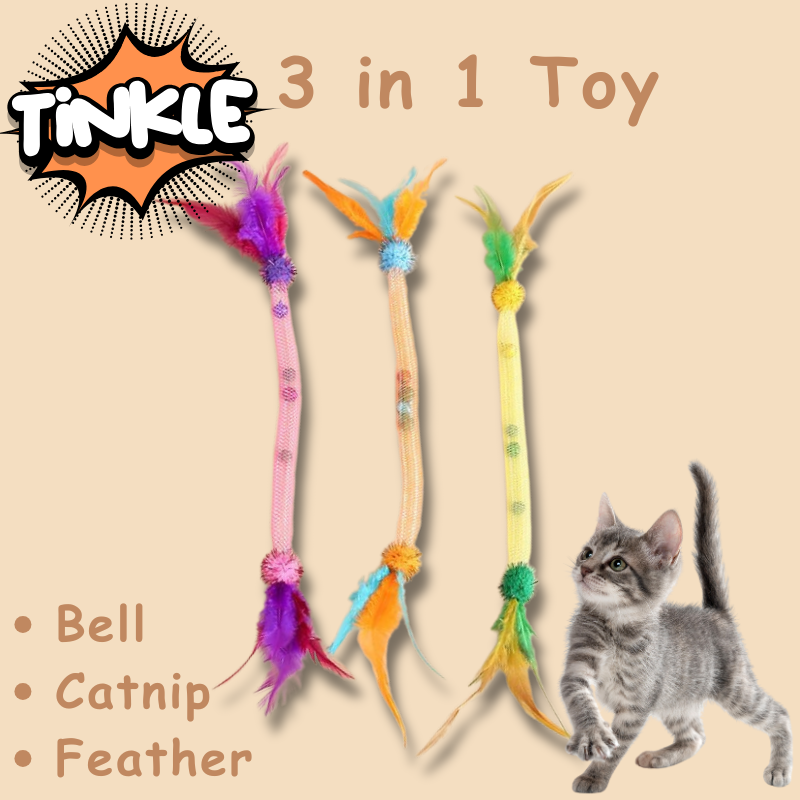 3 Packs MeowWhirl 3-in-1 Cat Toy