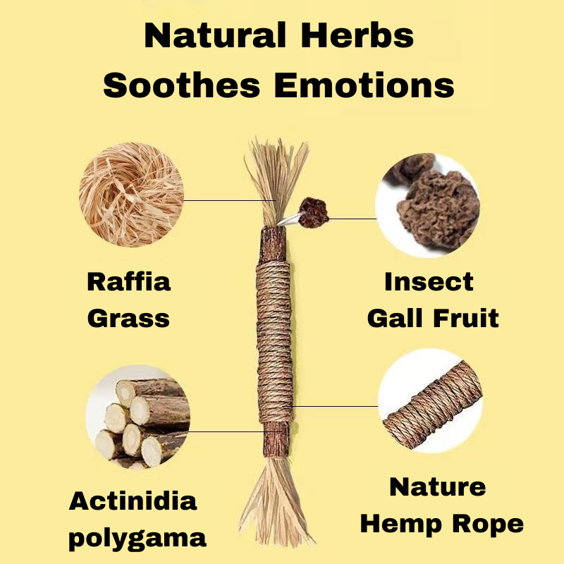 Wooden Polygonum Cat Chewer