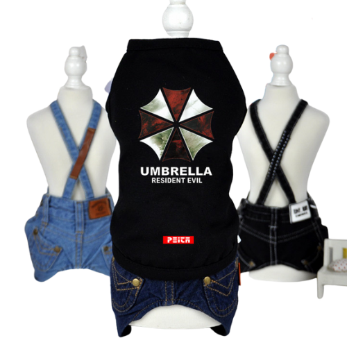 Lace umbrella large dog cloth