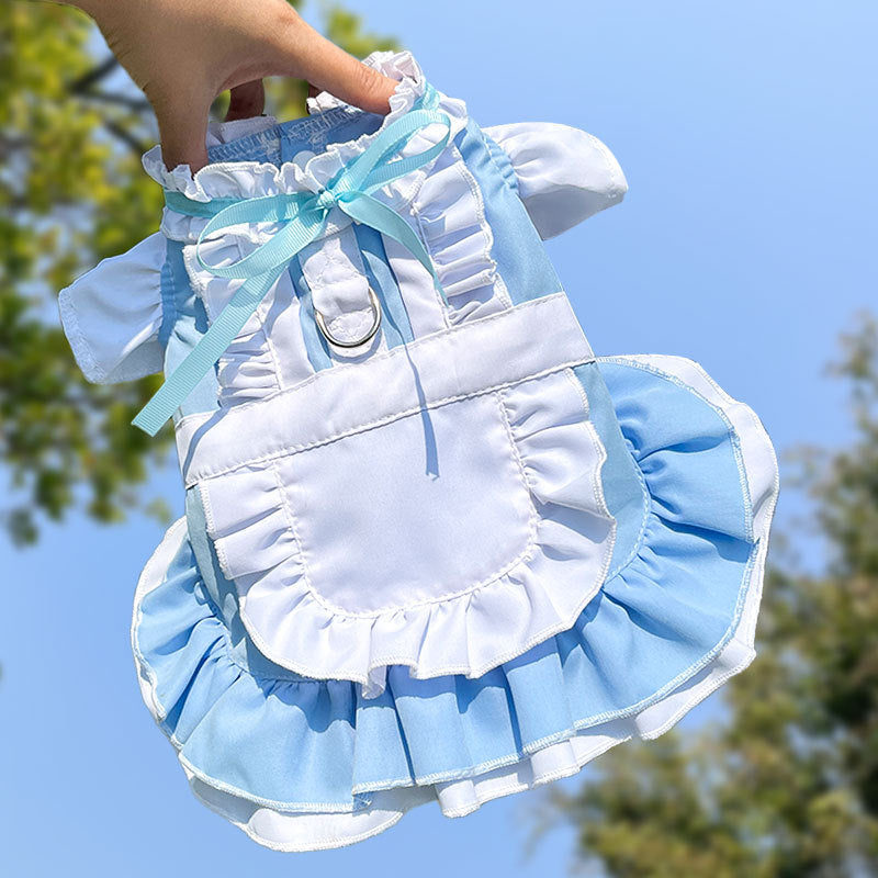 Maid style pet clothes