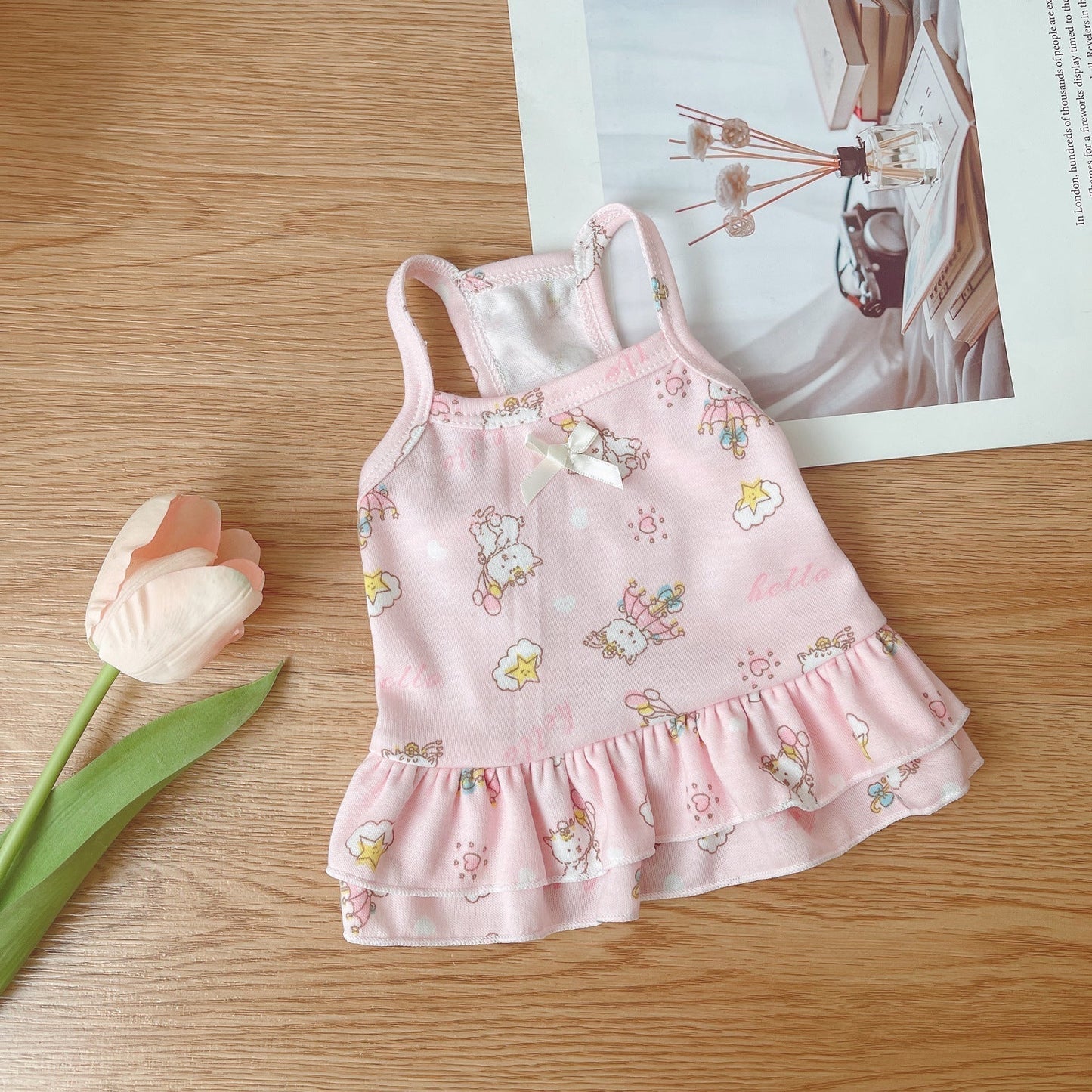 Printed Slip Dress for Pets