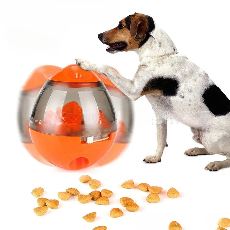 Interactive Leaky Ball for Smart Dogs