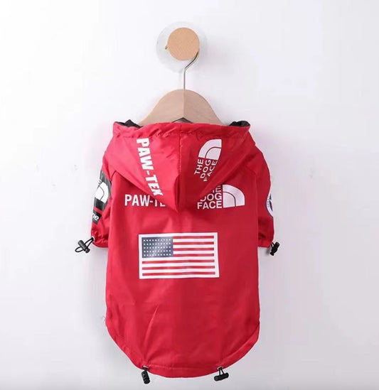 Waterproof clothes pet fashion brand The dog face