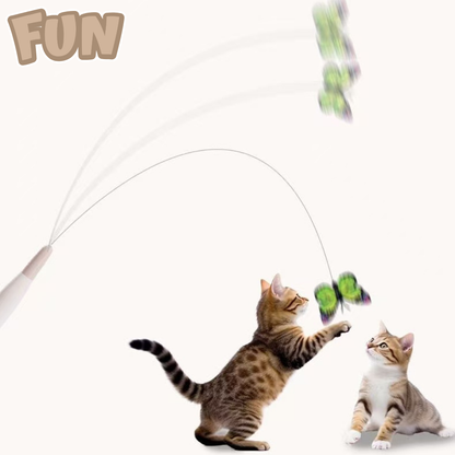 MeowVibe Toy - 360° Auto Rotation