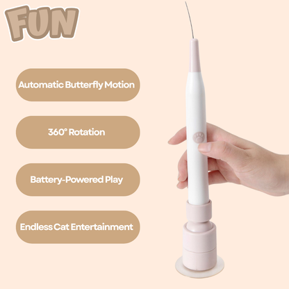 MeowVibe Toy - 360° Auto Rotation