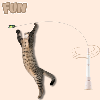 MeowVibe Toy - 360° Auto Rotation