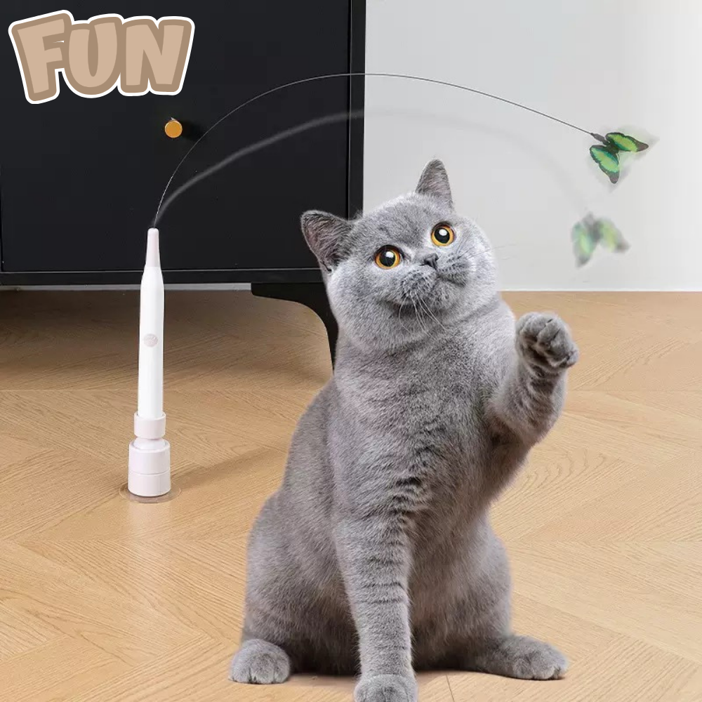 MeowVibe Toy - 360° Auto Rotation