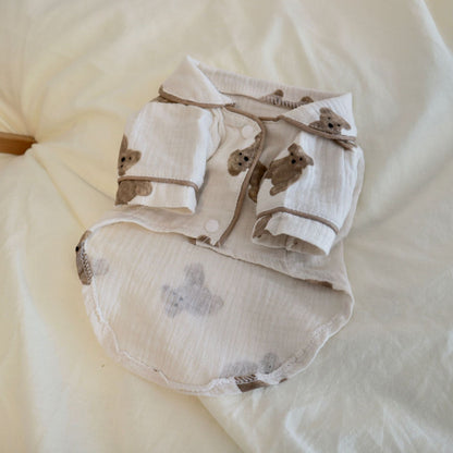 Cuddly cotton-padded pyjamas
