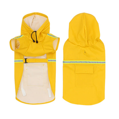 Shield Your Pet from the Storm: Reflective Windproof Raincoat